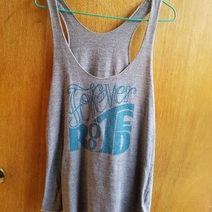American Apparel - Forever Rooted Graphic Tank LG